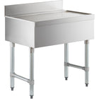 Commercial Bar Drainboard With Backsplash Stainless Steel 760x470x760mm |  Bdu1830