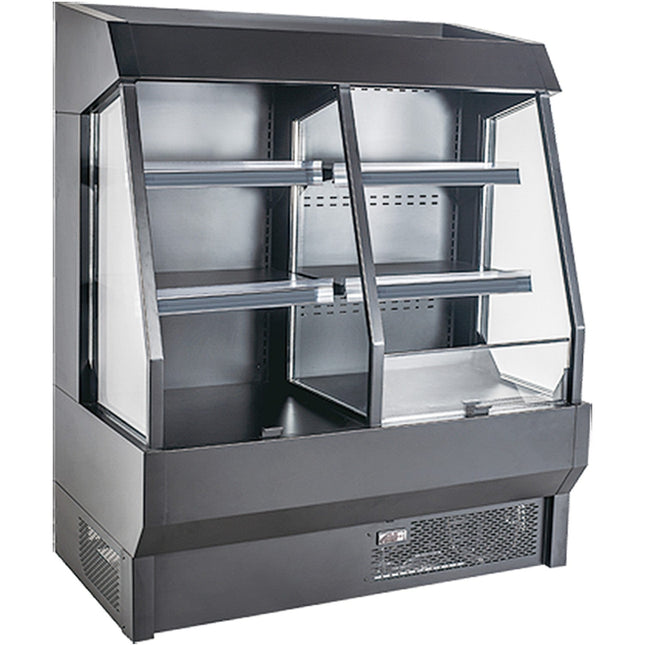 Wall Cabinet Multi Deck Refrigerator Night Curtain Black 1220x700x1470mm | Bluel202