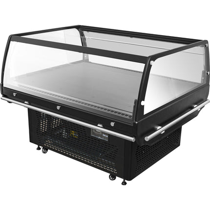 Refrigerated Promotion Display Cabinet 230 Litres Ventilated Cooling 1360x1095x960mm |  Bluel234