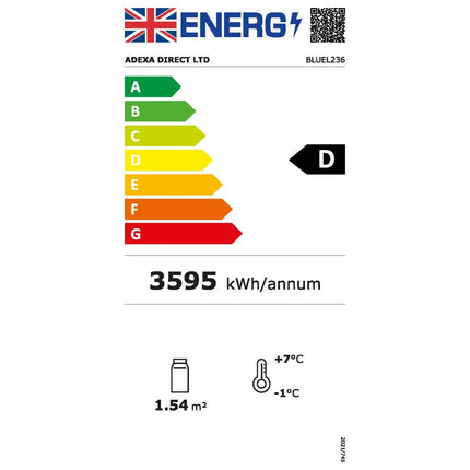 Wall Cabinet Multi Deck Refrigerator Night Curtain Black 1200x800x1175mm | Bluel236