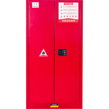 60 Gallon / 170 Litre Flammable Safety Coshh Cabinet 860x860x1650mm | Br60