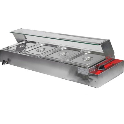 Display Bain Marie Countertop 4x Gn1/2 |  Bt04