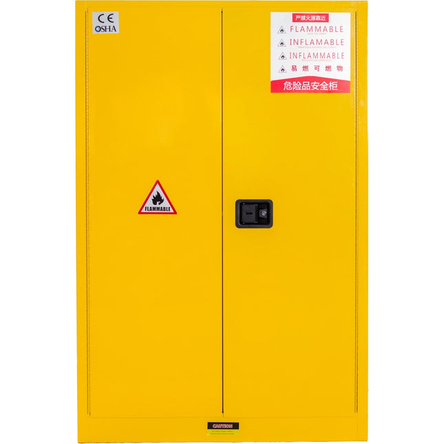 45 Gallon / 170 Litre Flammable Safety Coshh Cabinet 1090x460x1650mm | By45