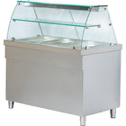 Professional Bain Marie Showcase With Open Cupboard 3x Gn1/1 |  Cbe711