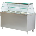 Professional Bain Marie Showcase With Open Cupboard 4x Gn1/1 |  Cbe714