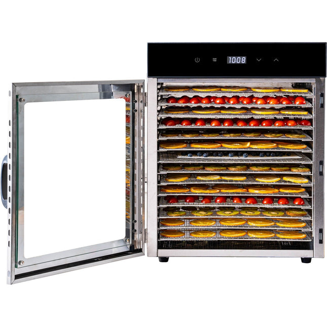 Commercial Food Dehydrator 14 Removable Trays 1k W |  Cd14 A