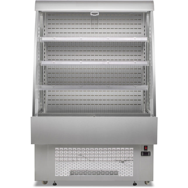 Wall Cabinet Multi Deck Refrigerator Night Curtain 380 Litres Stainless Steel |  Cf380