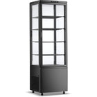 Upright Display Fridge 238 Litres 4 Shelves Black 1 Flat Door |  Cl238 B