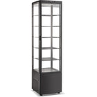 Upright Display Fridge 288 Litres 5 Shelves Black 1 Flat Door |  Cl288 B