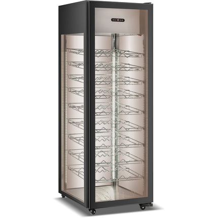 Commercial Wine Fridge 400 L 81 Bottles 650x650x1894mm Brown | Cl400 L2 Brown