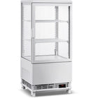 Countertop Display Fridge 68 Litres 3 Shelves White 1 Flat Door |  Cl68 W