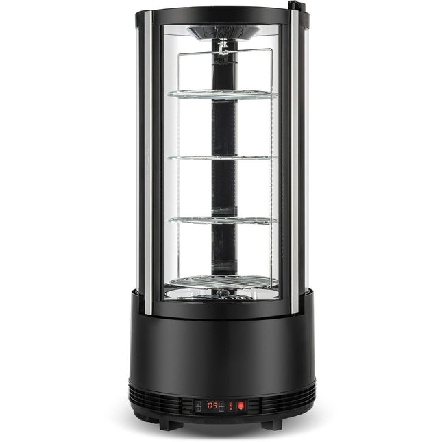 Commercial Rotating Cake Display Fridge 73 Litres Black |  Cl73