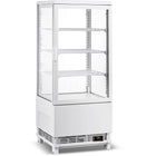 Countertop Display Fridge 78 Litres 3 Shelves White 1 Flat Door |  Cl78 W