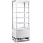 Countertop Display Fridge 98 Litres 4 Shelves White 1 Flat Door |  Cl98 W