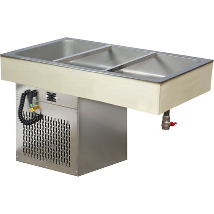 Cold Buffet Drop In 3x Gn1/1 1040x590mm |  Csg3