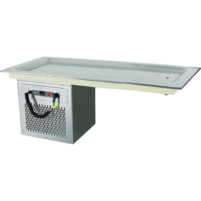 Refrigerated Cold Plate Drop In 4x Gn1/1 1434x620x650mm |  Csgp4