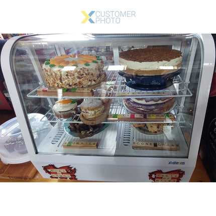 Display Fridge 100 Litres 2 Shelves White |  Cw100 W