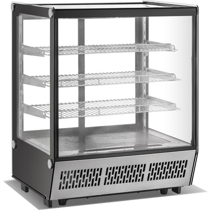 Display Merchandiser Fridge 145 Litres 3 Shelves Stainless Steel |  Cw145