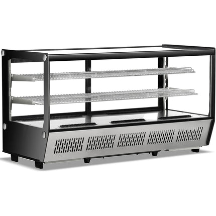 Display Merchandiser Fridge 268 Litres 2 Shelves Stainless Steel |  Cw250