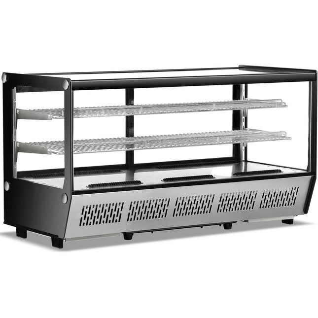 Display Merchandiser Fridge 268 Litres 2 Shelves Stainless Steel |  Cw250