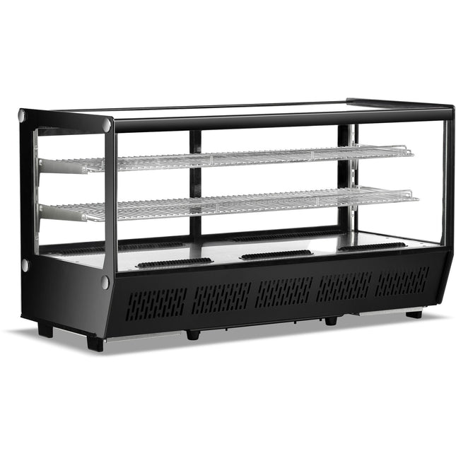 Display Merchandiser Fridge 200 Litres 2 Shelves Black|  Cw200 Black