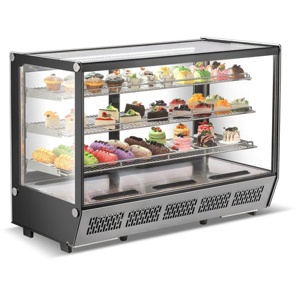 Display Merchandiser Fridge 288 Litres 3 Shelves Stainless Steel |  Cw235