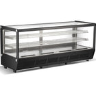 Display Merchandiser Fridge 268 Litres 2 Shelves Black |  Cw250 Black