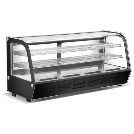 Display Merchandiser Fridge 268 Litres 2 Shelves Black |  Cw250 Rb