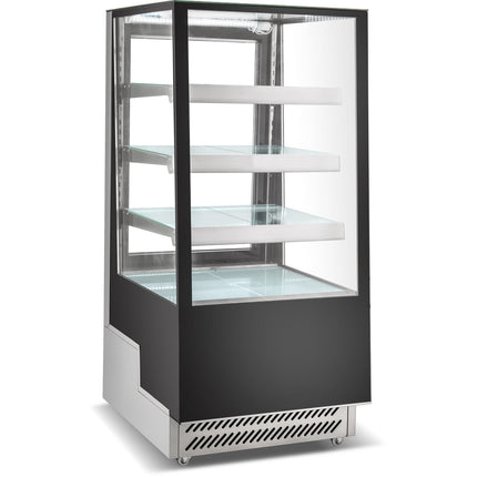 Display Merchandiser Fridge 360 Litres 3 Shelves Black |  Cw300 Black