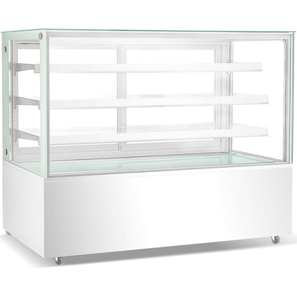 Cake Counter 1540mm Width 3 Shelves White |  Cw471