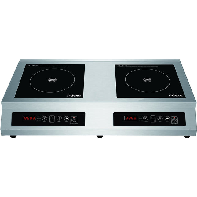 Commercial Double Side By Side Induction Cooker 7000 W (3500 W+3500 W) Touch Control |  Cx002