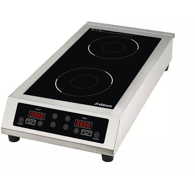 Commercial Double Front To Back Induction Cooker 7000 W (3500 W+3500 W) Touch Control |  Cx008