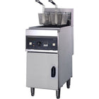 Twin Basket Professional Free Standing Electric Fryer Single Tank 18k W 28 Litres |  Df28 L