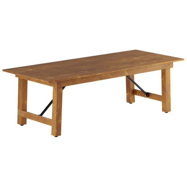 Vineyard Folding Catering Table 8ft Pine Wood 2430x1015x760mm |  Dgw00324096