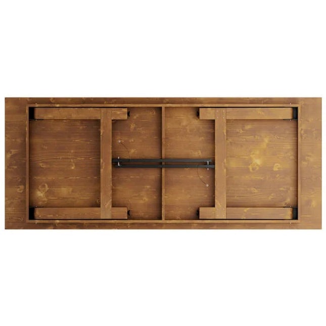 Vineyard Folding Catering Table 8ft Pine Wood 2430x1015x760mm |  Dgw00324096