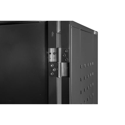 Commercial Storage Cabinet With Wheels Black 800x420x1820mm |  Dl18 X