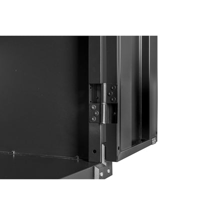 Commercial Storage Cabinet With Wheels Black 800x420x1820mm |  Dl18 X