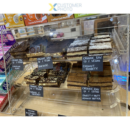 3 Tier Acrylic Bakery Display Case With Rear Doors |  Dtbc10903