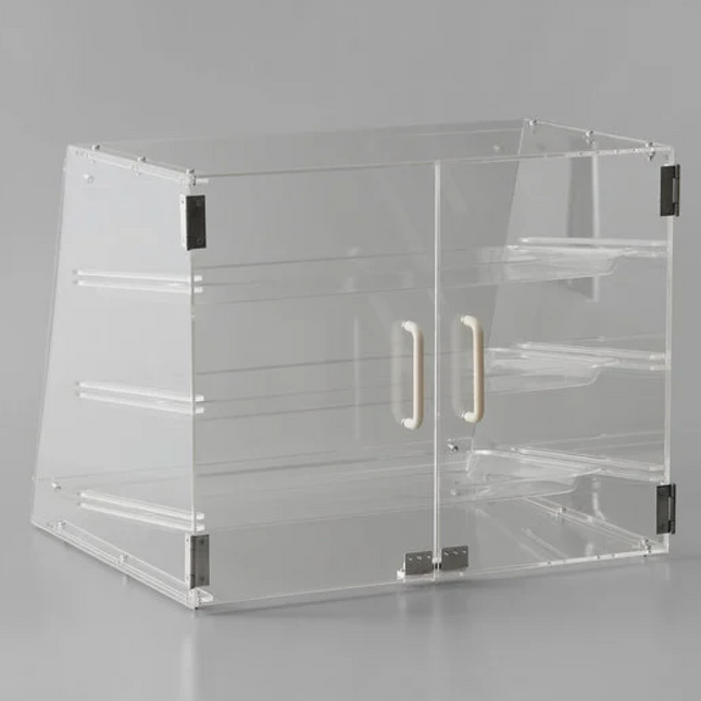3 Tier Acrylic Bakery Display Case With Rear Doors |  Detdtbc10903