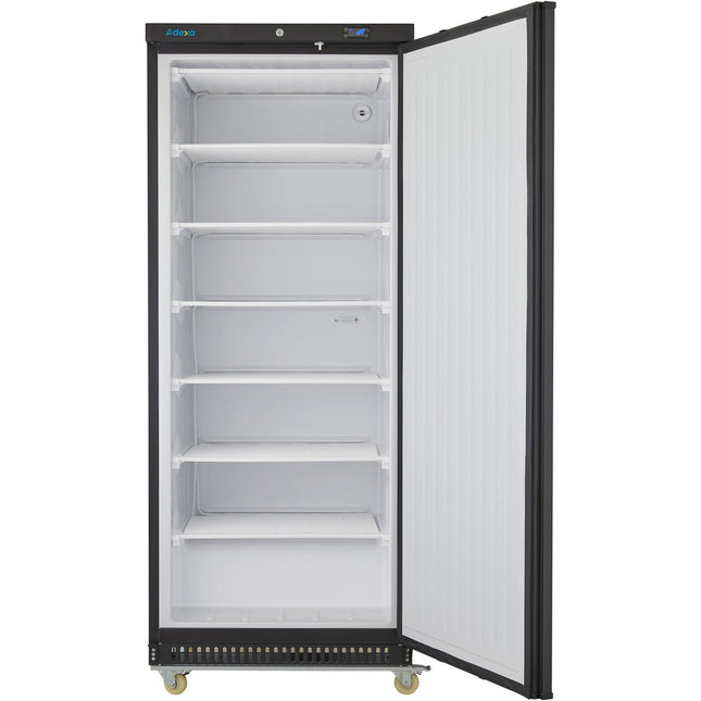 600lt Commercial Freezer Upright Cabinet Black Single Door |  Dwf600 Bc
