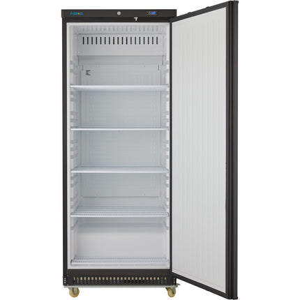600lt Commercial Refrigerator Upright Cabinet Black Single Door |  Dwr600 Bc