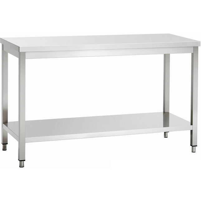 Professional Work Table Stainless Steel Bottom Shelf 1600x600x900mm |  Thats166