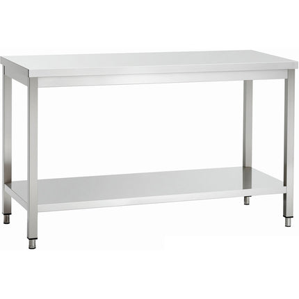 Professional Work Table Stainless Steel Bottom Shelf 2000x700x850mm |  Vt207 Sl
