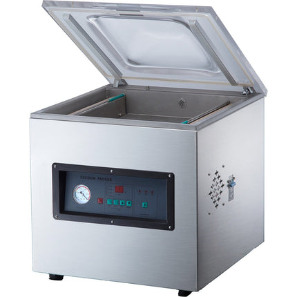 Chamber Vacuum Machine Double Seal Bar 20m³/Hour Table Top 400mm |  Dz400