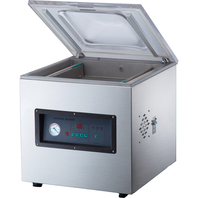 Chamber Vacuum Machine Double Seal Bar 20m³/Hour Table Top 400mm |  Dz400