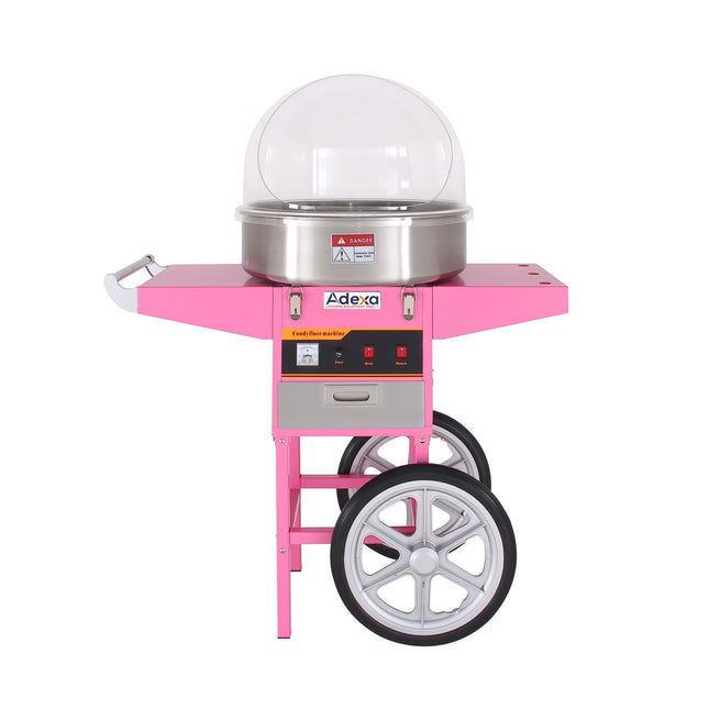 Candy Floss Machine With Cart 60pcs/Hr 730mm |  Hec04 C