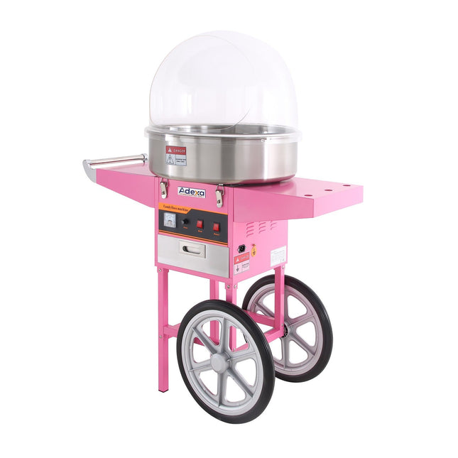 Candy Floss Machine With Cart 60pcs/Hr 730mm |  Hec04 C