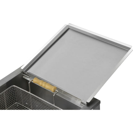 Commercial Fryer Single Electric 13 Litre 3.9k W Countertop Drainage Tap |  Ef13 L