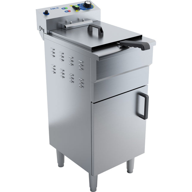 Commercial Fryer Single Electric 16 Litre 3k W Free Standing |  Ef161 Vc