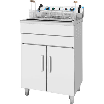 Commercial Deep Fat Fryer 20 Litres 3k W Free Standing |  Maref201 S